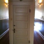 Closet door under the stairs