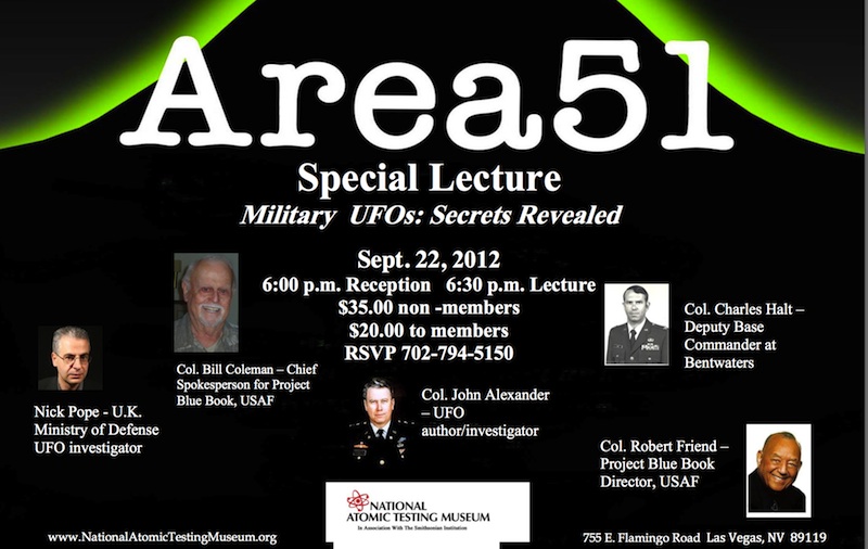 Las Vegas UFO Lecture: The Military & UFOs