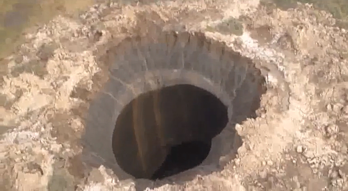 Mysterious Giant Hole Appears In Siberia