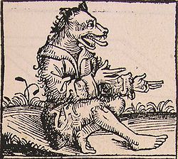 Schedelsche Weltchronik -Man with a dog head.