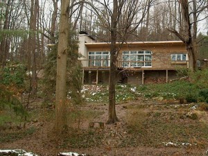 Jeffrey Dahmer's childhood home in Bath, Ohio, where musician Chris Butler now lives. Dahmer was convicted of murder in 1992 and was beaten to death in prison two years later.