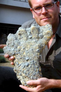 Josh Gates and the Yeti print