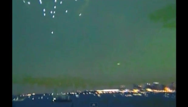 TV Station Captures UFO During Live Fireworks Show