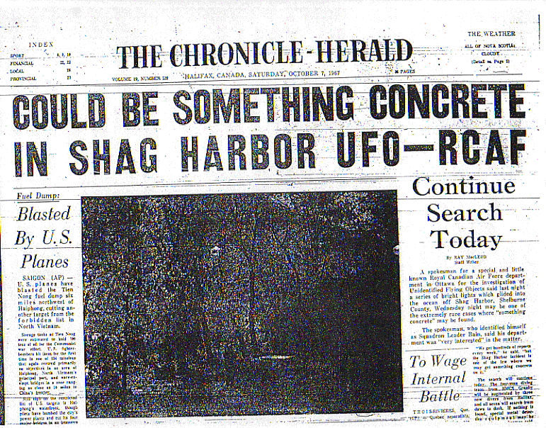 Friday Video: Shag Harbour UFO Incident