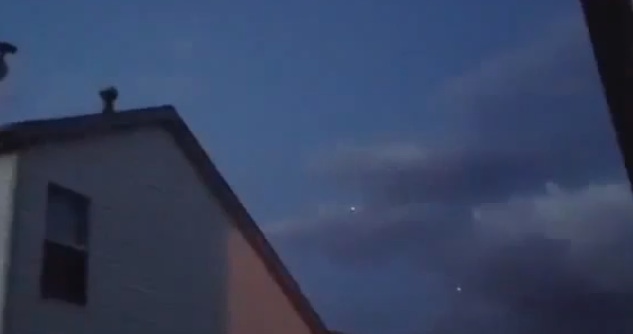 Strange Objects Above Gilroy, California