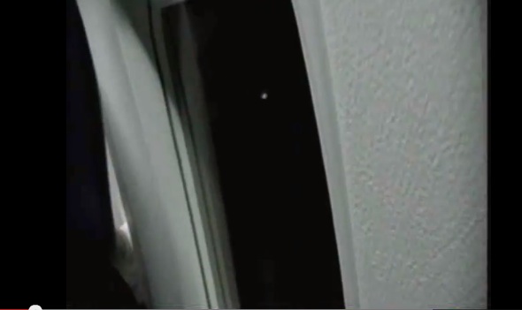 UFO Filmed From Airplane Window