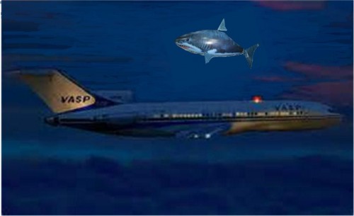 My terribly bad plane/shark mashup