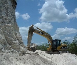 Making Way, Mayan Pyramid Bulldozed For Gravel