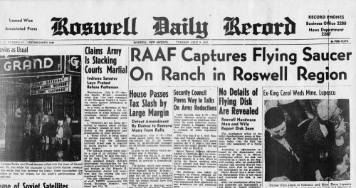 RoswellDailyRecordJuly8_1947