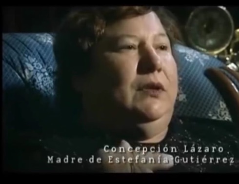 Estefania's mother, Concepcion.